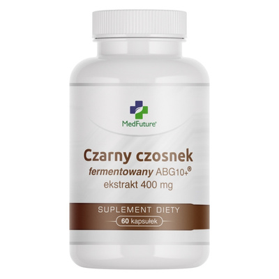 MedFuture Czarny czosnek fermentowany ekstrakt 400 mg 60 kapsułek