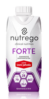 Nutrego Forte Poziomka żywność medyczna w płynie wysokobiałkowa ZESTAW 12 x 330 ml krótka data