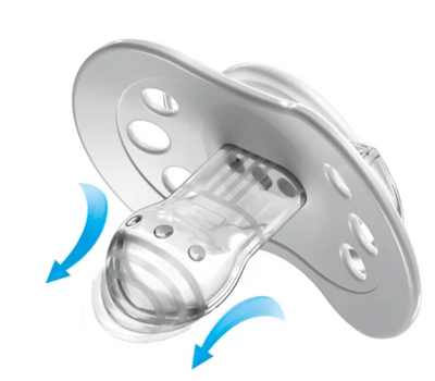 LOVI Silikonowy smoczek uspokajający Botanic 3-6 m 22/870 różowy