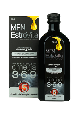 EstroVita MEN Kwasy Omega 3 6 9 Dla Niego 250ml