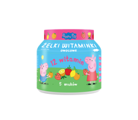 Żelki Witaminki "Świnka Peppa" dla dzieci 5 smaków 60 żelek	
