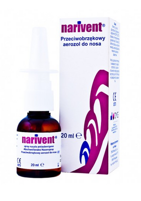 Narivent aerozol do nosa 20ml