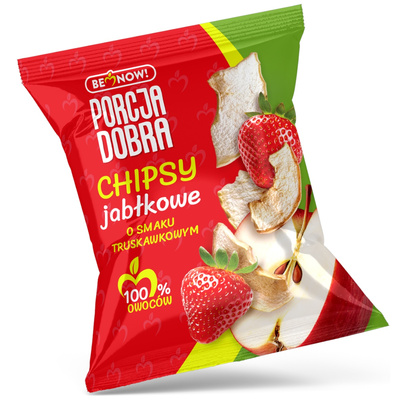 Porcja Dobra FRYTKI TRUSKAWKOWE zdrowa przekąska bez dodatku cukru 18 g