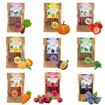 Naturalnie Zdrowi rollsy naturalne zdrowe przekąski RÓŻNE SMAKI 9 sztuk