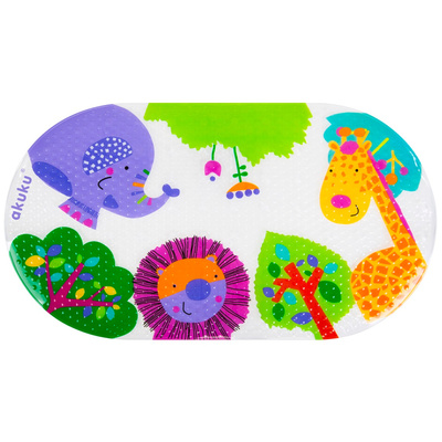 Akuku mata antypoślizgowa do wanny 69 × 39 cm 1 sztuka