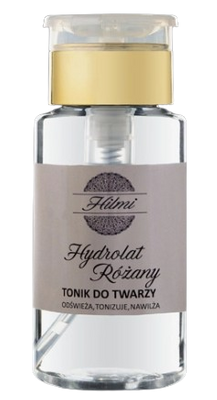 HILMI hydrolat różany, tonik do twarzy ODŚWIEŻA, TONIZUJE, NAWILŻA 150 ml