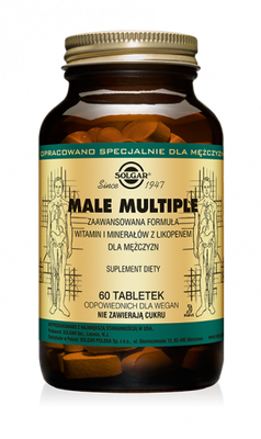Solgar Male Multiple witaminy i minerały dla mężczyzn 60tab