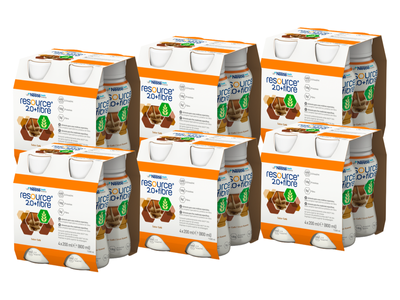 Nestlé Resource 2.0+Fibre Preparat odżywczy w płynie smak kawowy 24 x 200 ml