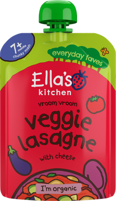 Ella's Kitchen BIO obiadek lasagne warzywne z serem 130 g