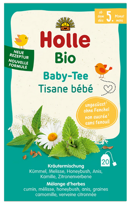 Holle herbatka dla dzieci i niemowląt BIO naturalna BEZ CUKRU 20 saszetek