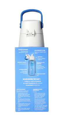 DAFI butelka SOLID 0,5L z wkładem filtrującym szafirowa