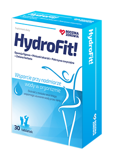 Rodzina Zdrowia HydroFit na nadmiar wody w ogranizmie 30 tabletek