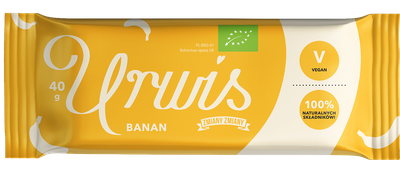 Zmiany Zmiany baton URWIS bananowy zdrowe przekąski 70 g