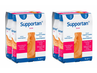 Supportan Drink, smak owoce tropikalne, 8 x 200 ml.  Żywność specjalnego przeznaczenia medycznego. Pacjent onkologiczny, wyniszczony.