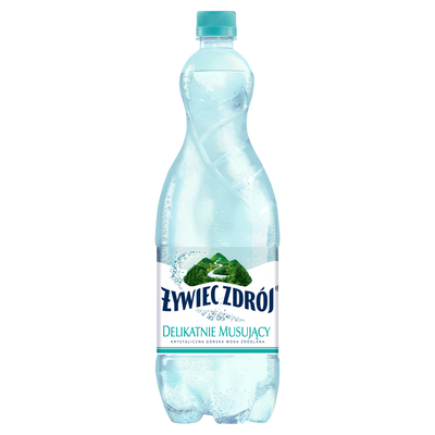 Żywiec Zdrój Delikatnie Musujący Woda źródlana 1 l