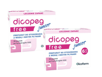 Dicopeg Free Junior ułatwia wypróżnianie DLA DZIECI ZESTAW 2 x 30 saszetek