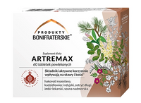 Produkty Bonifraterskie Artremax STAWY, MIĘSNIE, MOCNE KOŚCI 60 tabletek