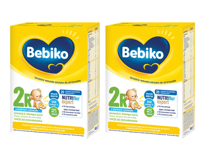 Bebiko 2R Mleko następne dla niemowląt powyżej 6. miesiąca życia 2x600 g