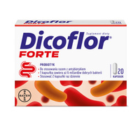 Dicoflor Forte probiotyk 6 milardów bakterii 20 kapusłek