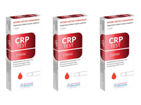 CRP test na stężenie białka C-reaktywnego we krwi ZESTAW 3 x 1 sztuka