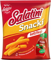 Salatini zestaw zdrowe chipsy snacki różne smaki 4 sztuki
