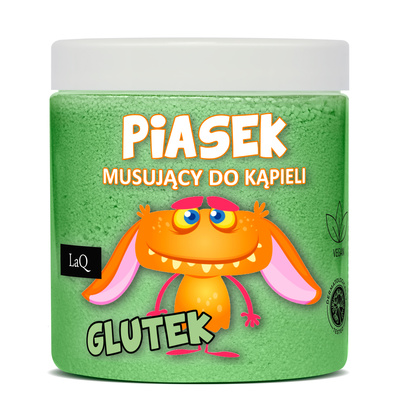 LaQ Piasek musujący do kąpieli GLUTEK dla dzieci 190 g