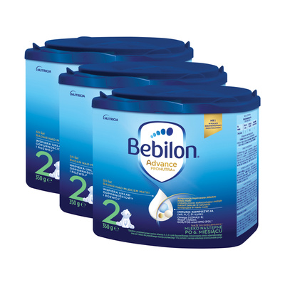 Bebilon 2 Advance Pronutra Mleko następne po 6. miesiącu ZESTAW 3 x 350 g