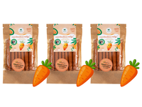 Marchewkowe rollsy naturalny beta-karoten ZESTAW 3 x 50 g