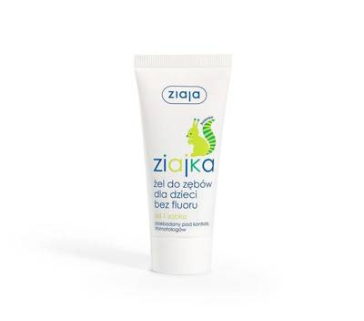 Ziajka Żel do zębów dla dzieci od 1 ząbka bez fluoru 50ml
