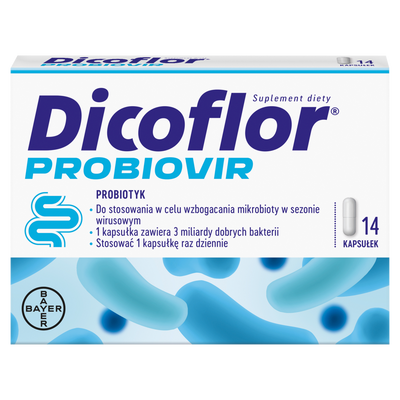 Dicoflor Probiovir PROBIOTYK ODPORNOŚĆ 14 kapsułek