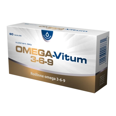 Omega-Vitum 3-6-9 ROŚLINNE OMEGA 60 kapsułek