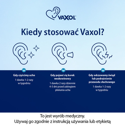Vaxol spray do usuwania woskowiny usznej10 ml