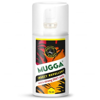 Mugga Spray odstraszacz na owady i kleszcze 50% DEET STRONG ZESTAW 2 x 75 ml