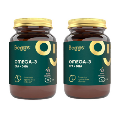 Beggs Omega-3 EPA+DHA suplement olej rybi 2 x 90 kapsułek