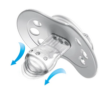 LOVI Silikonowy smoczek uspokajający Botanic 3-6 m 22/870 różowy