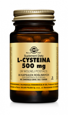 Solgar L-cysteina 500 mg 30kap