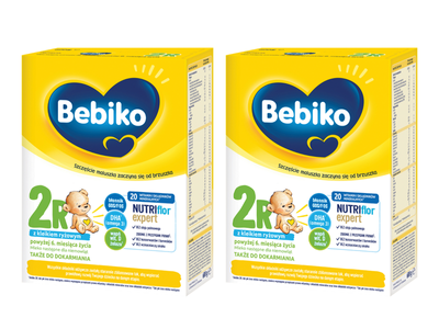 Bebiko 2R Mleko następne dla niemowląt powyżej 6. miesiąca życia 2x600 g