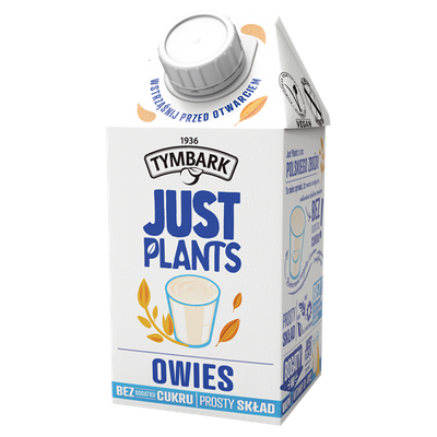 Tymbark Just Plants Napój owies ZESTAW 6 x 500 ml