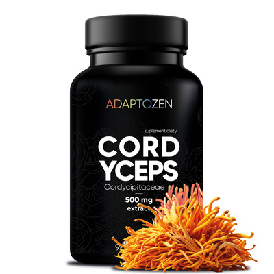Adaptozen CORDYCEPS ekstrakt z maczużnika NA ZMĘCZENIE 60 kapsułek