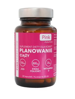 PINK MAMA suplement dla kobiet PLANOWANIE CIĄŻY 30 kapsułek