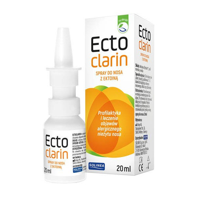 Ectoclarin spray do nosa z ektoiną NA KATAR 20 ml