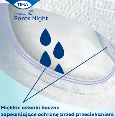 TENA Pants ProSkin Super Night M Majtki chłonne 30szt.