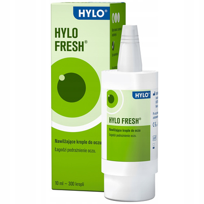 Hylo Fresh nawilżające krople do oczu, bez konserwantów 10 ml