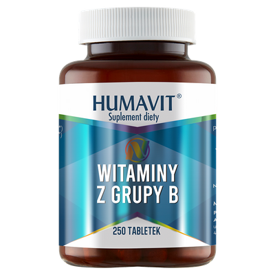 Humavit Suplement diety witaminy z grupy B 250 tabletek