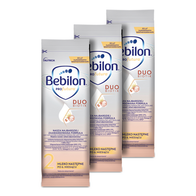 Bebilon Profutura Duobiotik 2 Mleko następne po 6. miesiącu w saszetkach ZESTAW 3 x 28,8 g