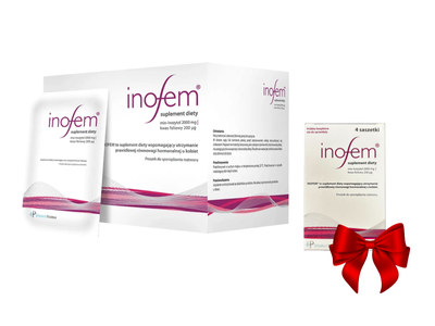 Inofem RÓWNOWAGA HORMONALNA PŁODNOŚĆ KOBIET 30 saszetek + 4 saszetki GRATIS