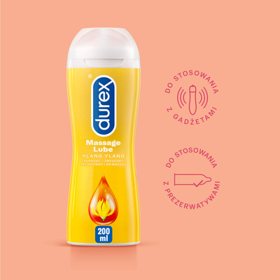 Durex Play Żel do masażu 2w1 z kwiatem Ylang Ylang 200ml