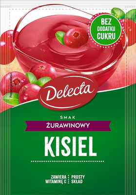 Delecta Kisiel smak żurawinowy 38 g