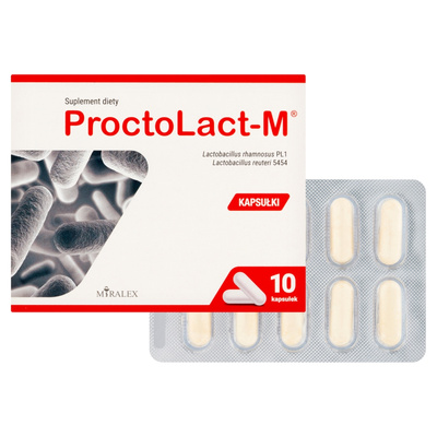 ProctoLact-M Suplement diety doustny probiotyk proktologiczny 10 kapsułek