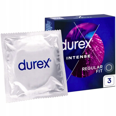 Durex Intense Prezerwatywy pokryte żelem stymulującym 3 sztuki